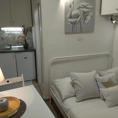 Tiny In Center Stone House *