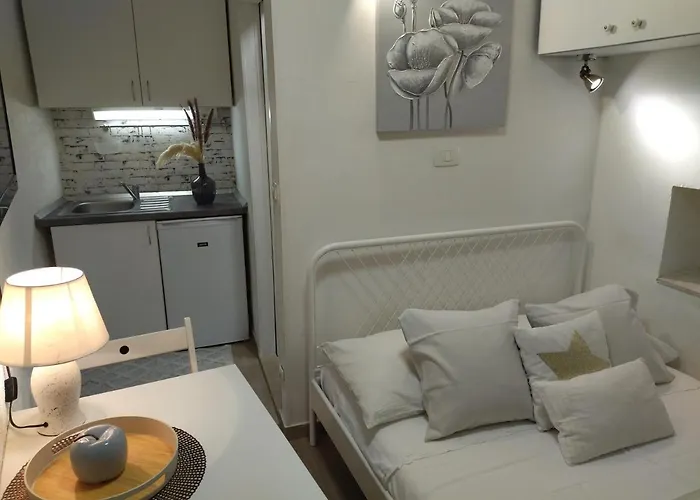 Tiny In Center Stone House *